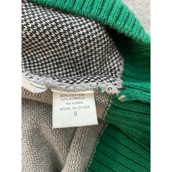 Ugly Christmas Invisible Man Mens Size M Holyday Christmas Grey Red Sweater - Picture 4 of 8